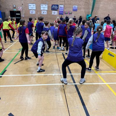 We reached the sports hall athletics finals 2025