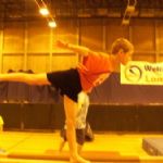 Scott's arabesque on beam